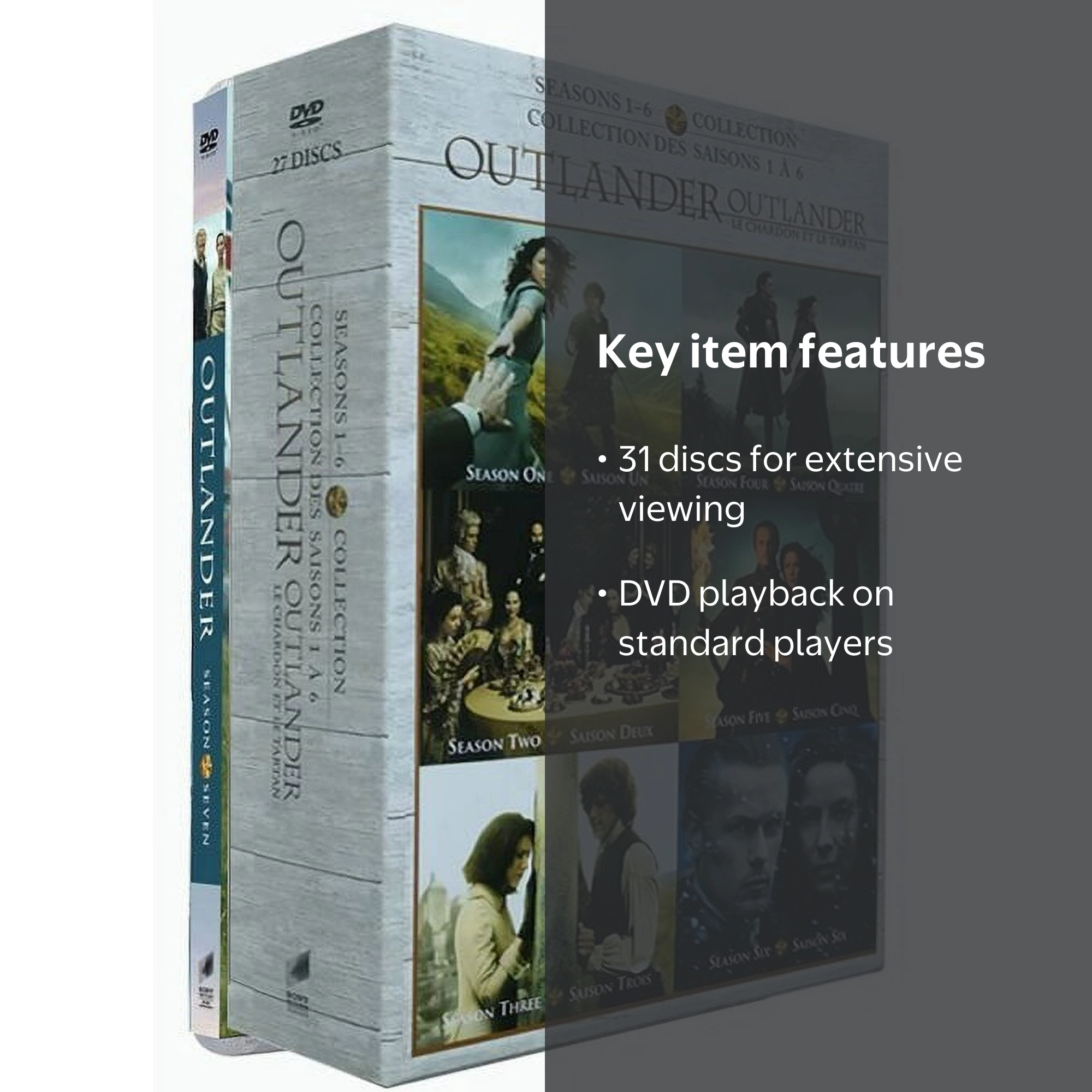 Outlander: The Complete Series (DVD 31-Discs) - Walmart.com