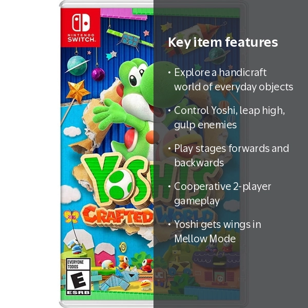 Nintendo Switch Yoshi's Crafted World - New Adventure Video Game