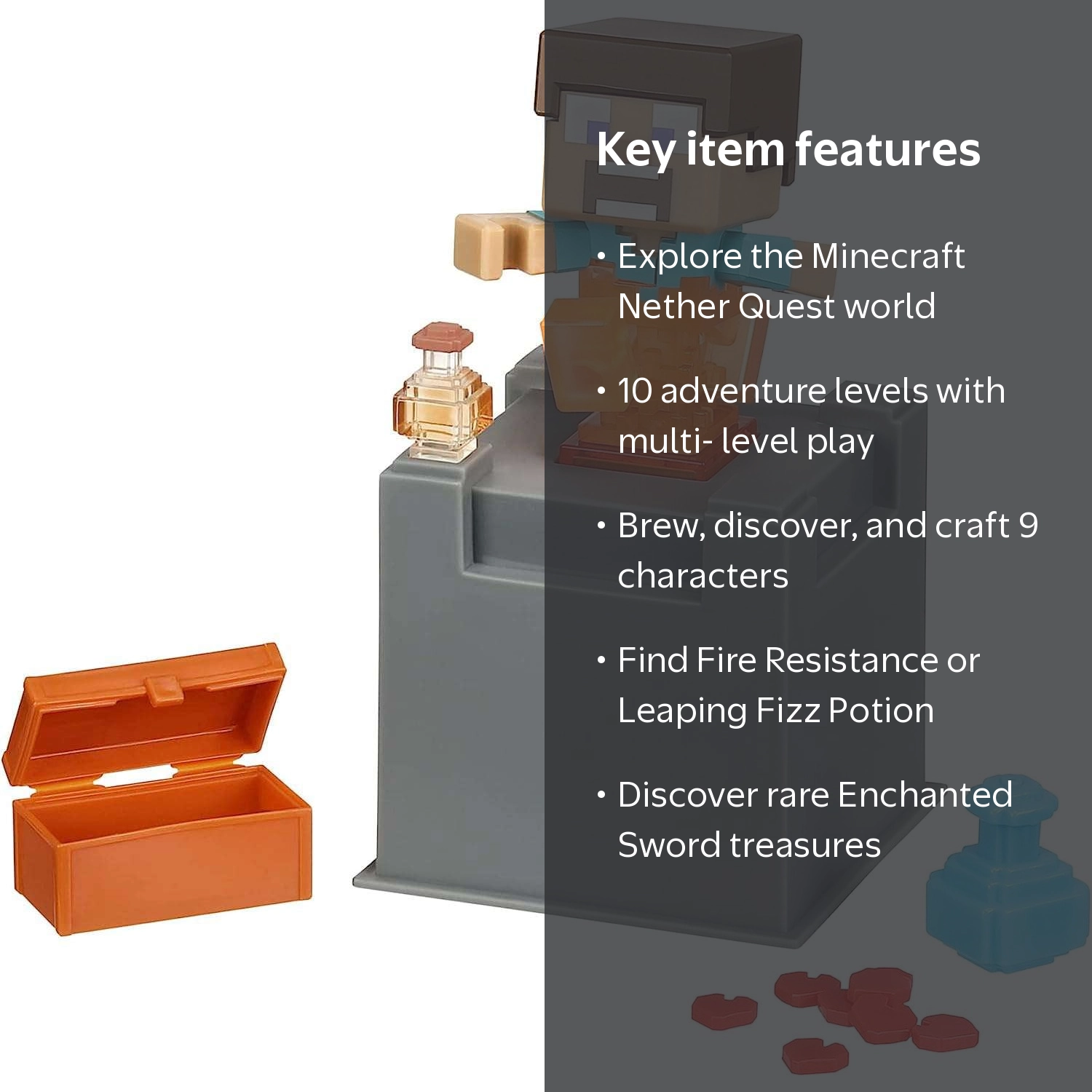Moose Toys Treasure X Minecraft Nether Quest, Brew Fire Resistance
