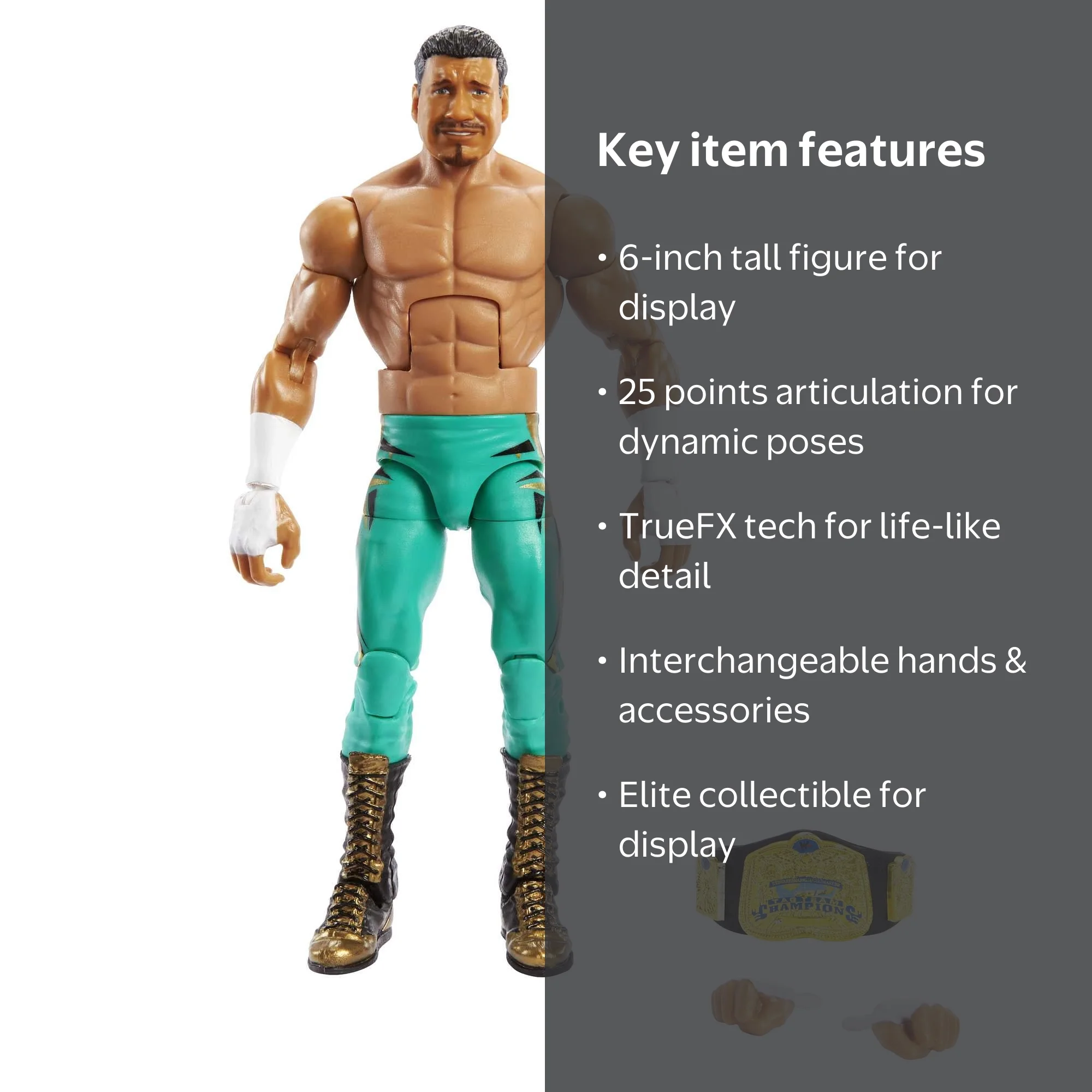 WWE Elite Collection Eddie Guerrero Action Figure, 6-inch Posable