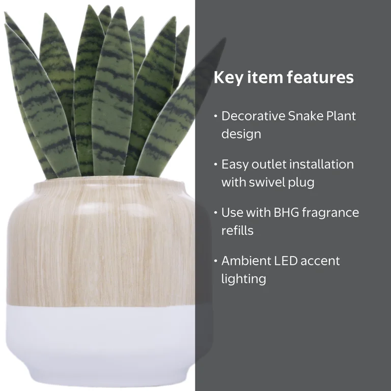 Better Homes & Gardens Aroma Diffuser with Snake Plant Fragrance