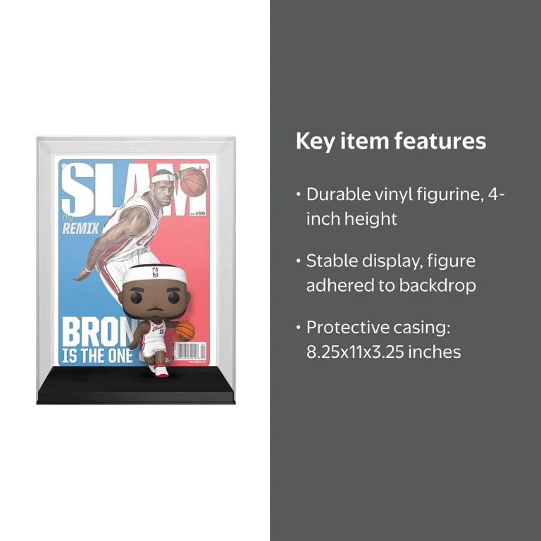 POP! SLAM COVER WITH CASE: NBA Slam - LeBron James, Funko, Gifts
