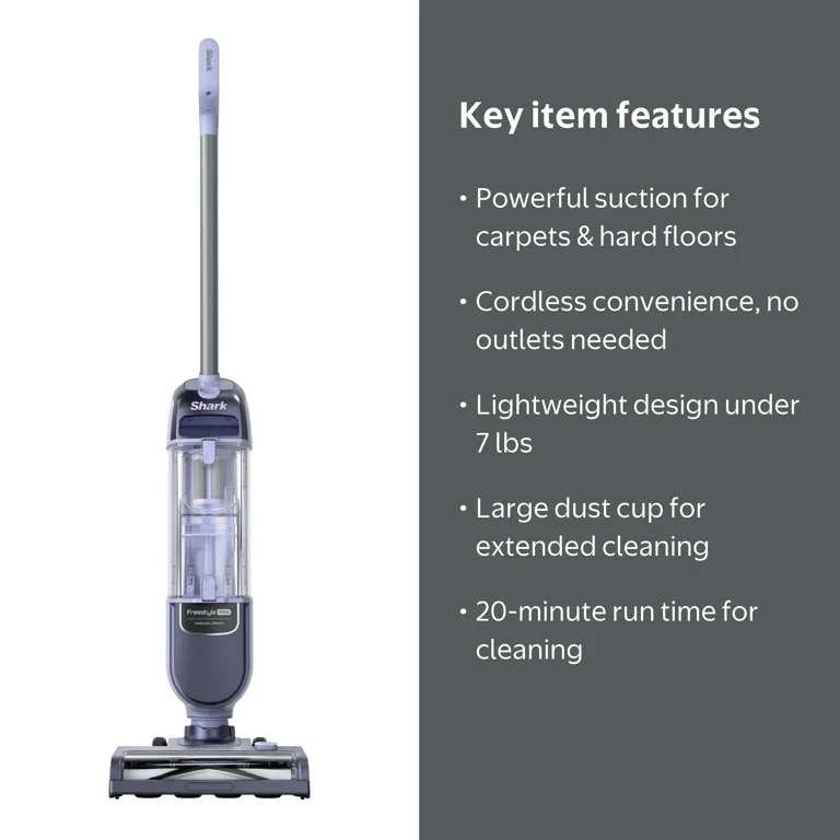 Shark Freestyle Max Cordless Stick Vacuum, Carpet and Hardfloors