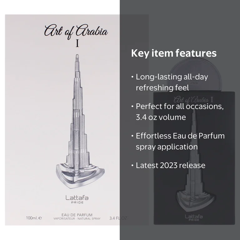 Lattafa Pride Art Of Arabia I , 3.4 oz EDP Spray - Walmart.com