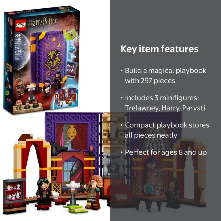 未開封パック　harry LEGO, Harry Potter Hogwarts Moment Divination Class, 76396, 297