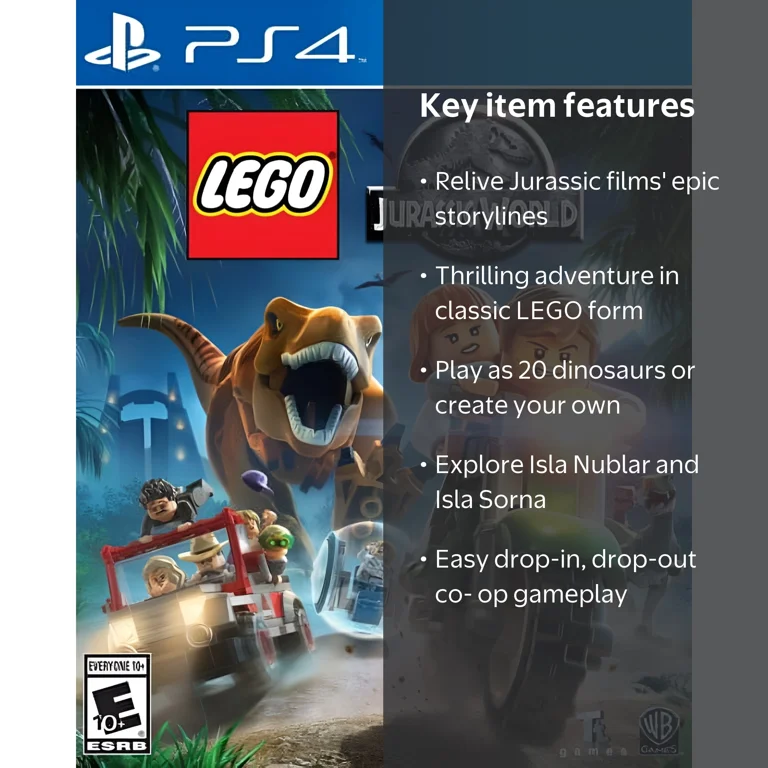 Warner Bros, LEGO Jurassic World Video Game, PS4, 883929472833