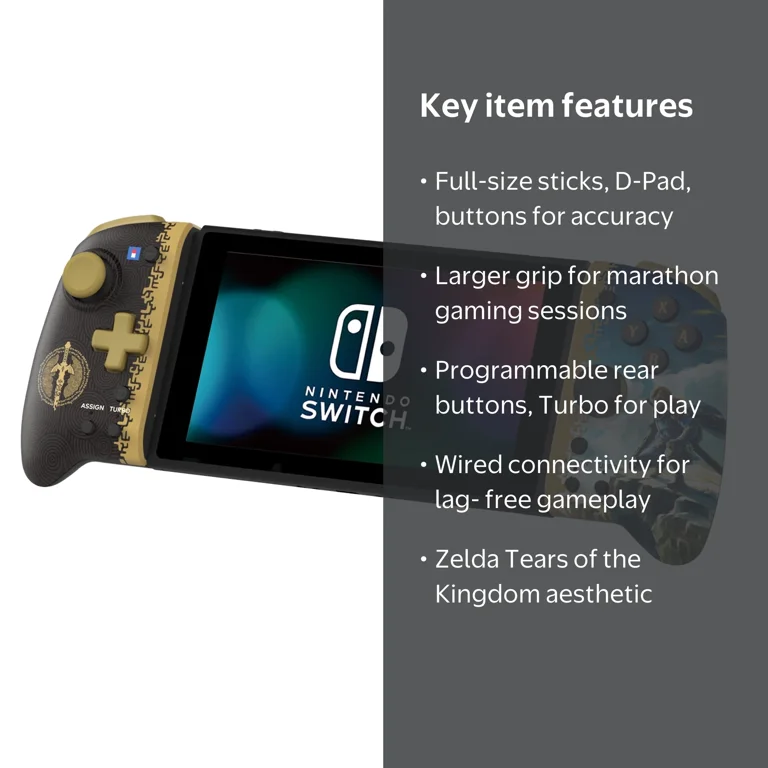 HORI Nintendo Switch Split Pad Pro Zelda Tears of the Kingdom