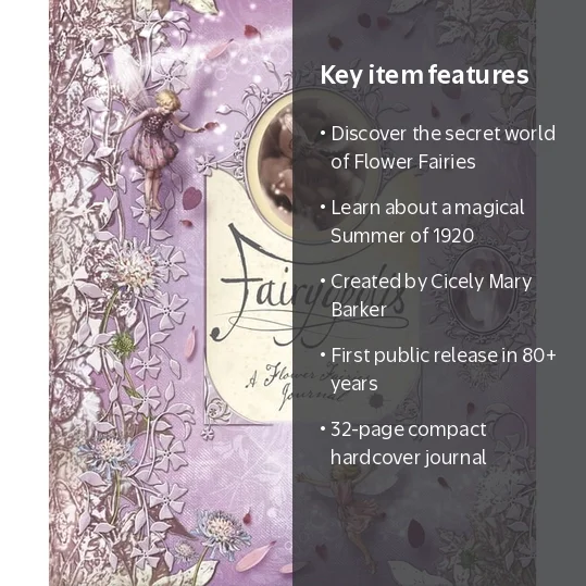 Flower Fairies Fairyopolis: A Flower Fairies Journal, Hardcover