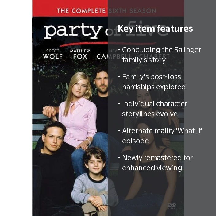 Party of Five: The Complete Sixth Season (DVD), Sony Pictures Home