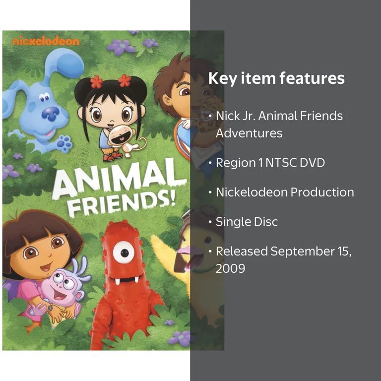 Nick Jr. Favorites: Animal Friends! [DVD] - Walmart.com