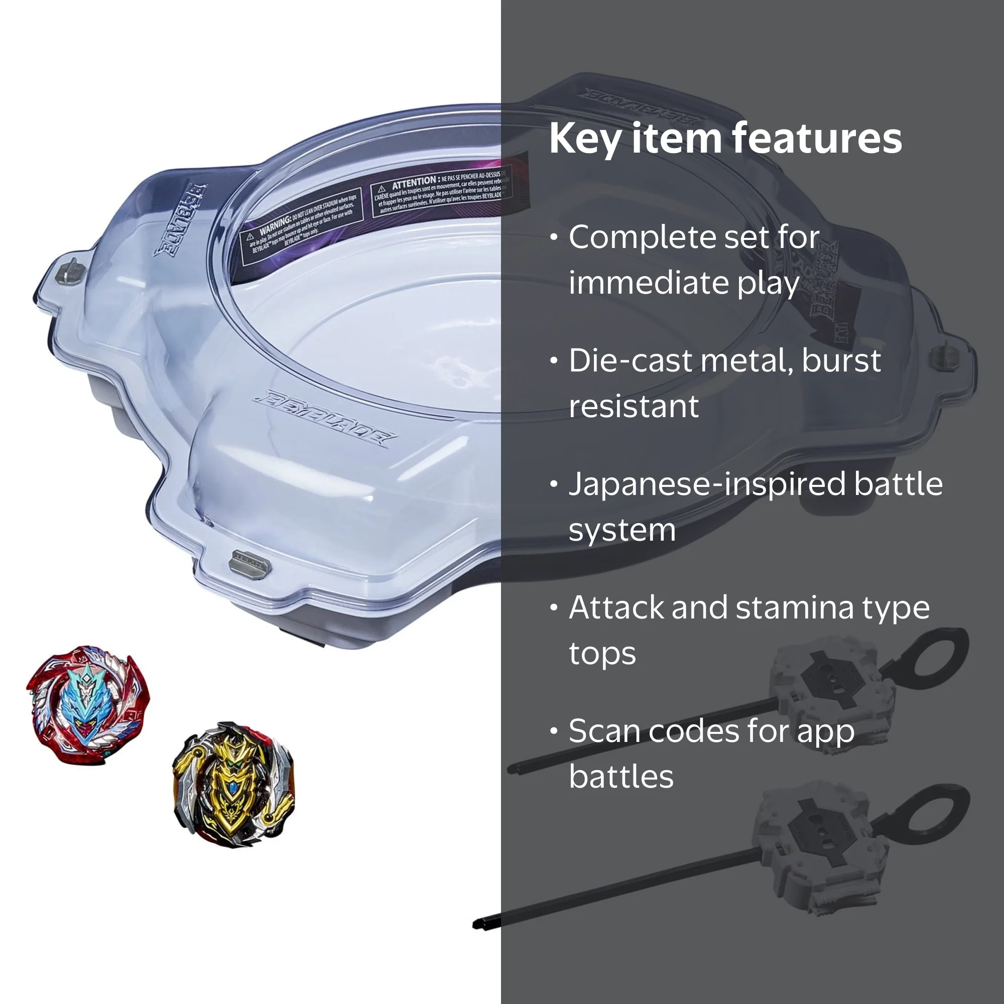 Beyblade Burst Pro Series Elite Champions Set with Valtreyek