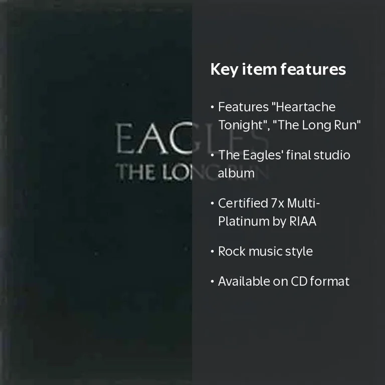 The Eagles - Long Run - Music & Performance - CD - Walmart.com