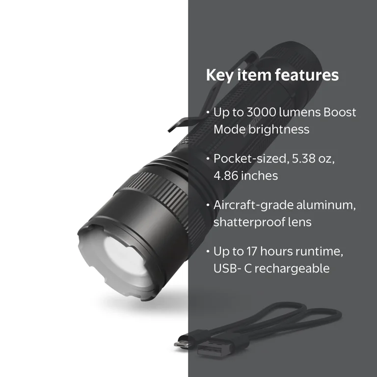 best tactical flashlight rechargeable namh bateries TRAC TACT-RX 1500 LUMEN LED so when youre in the wild without a power source Energizer Tac-R 3000 Tactical LED