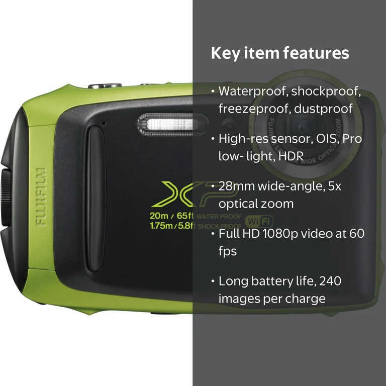 FinePix XP130 Lime - Walmart.com