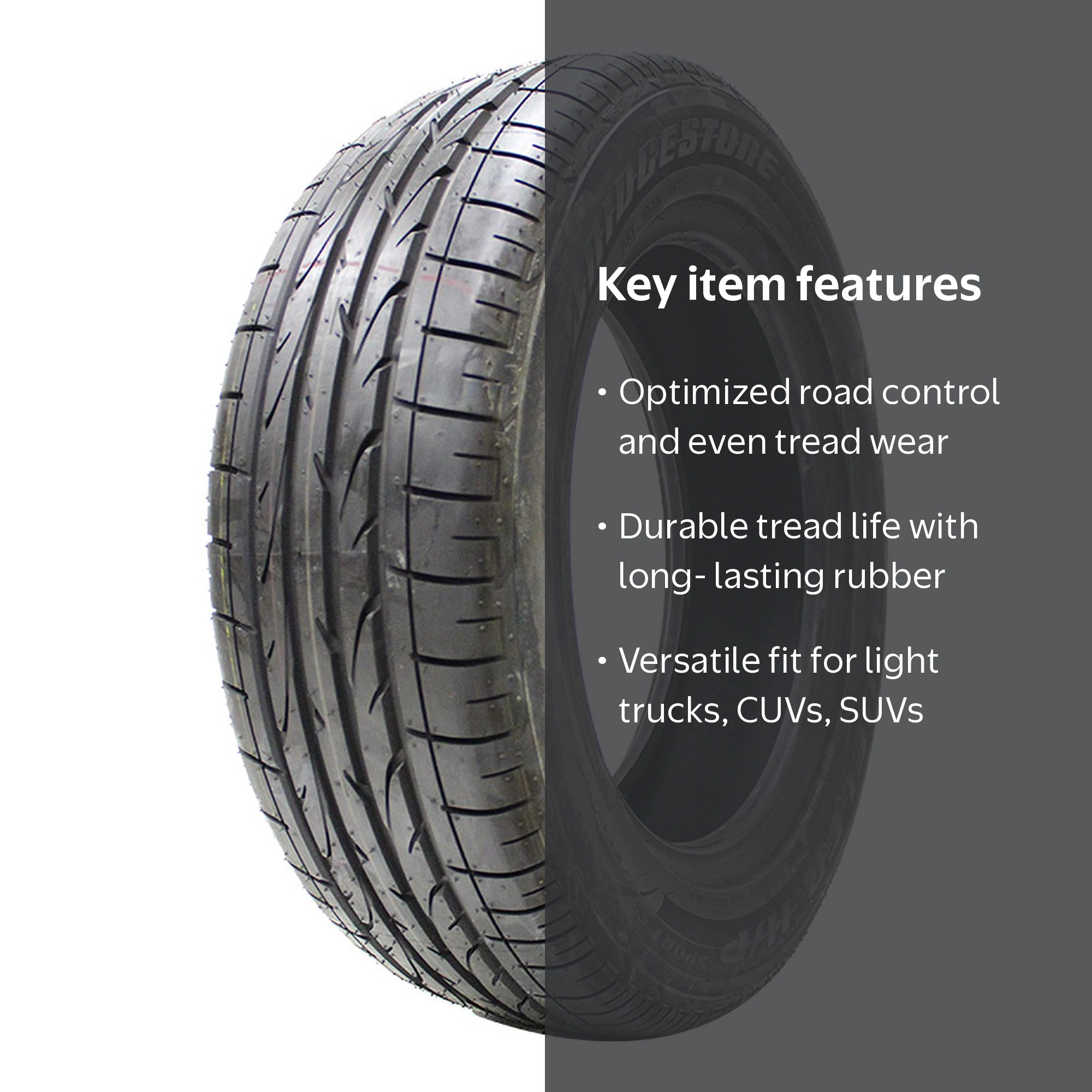 Bridgestone Dueler HP Sport Tire, Size 265/60R18 110 H - Walmart.com