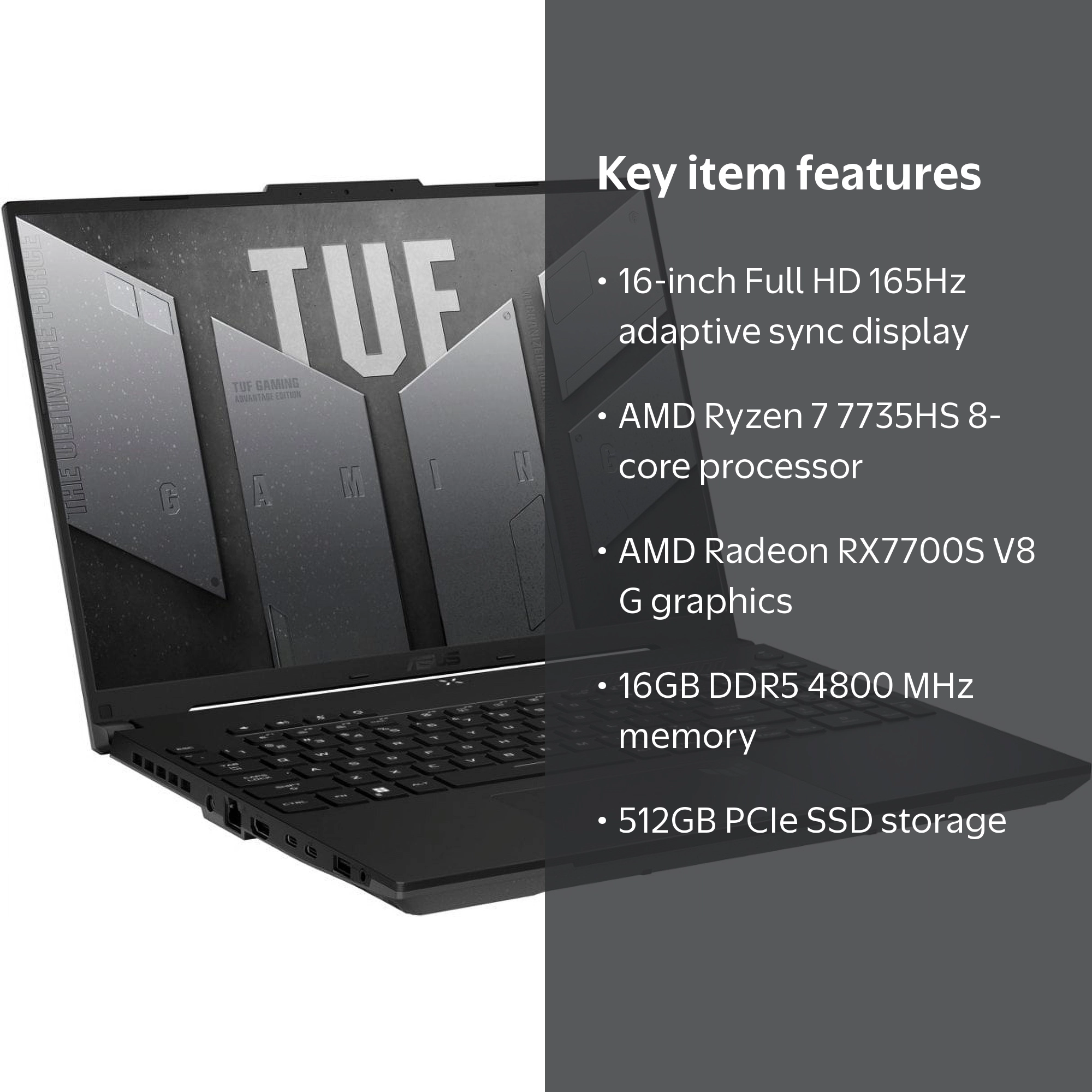 Thin ASUS TUF Gaming A16 16