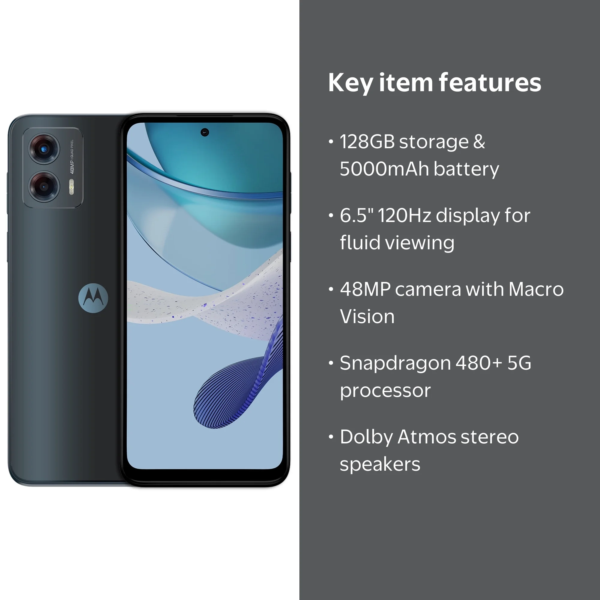 Motorola Moto G 5G 2023 Unlocked, Superfast 5G, 128GB Storage