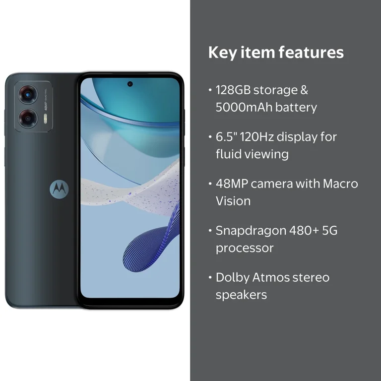 Motorola Moto G 5G 2023 Unlocked, Superfast 5G, 128GB Storage