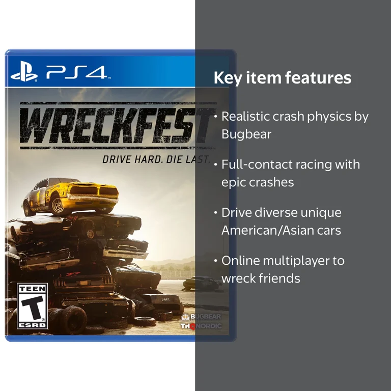 THQ Nordic, Wreckfest, Pre-Order Bonus Car, PlayStation 4