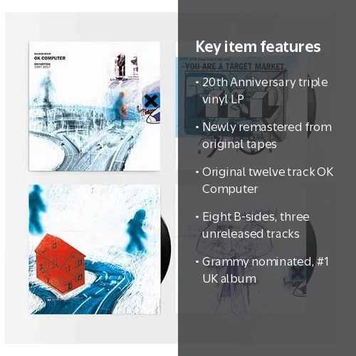 Radiohead - Ok Computer Oknotok 1997 2017 - Vinyl, Triple LP