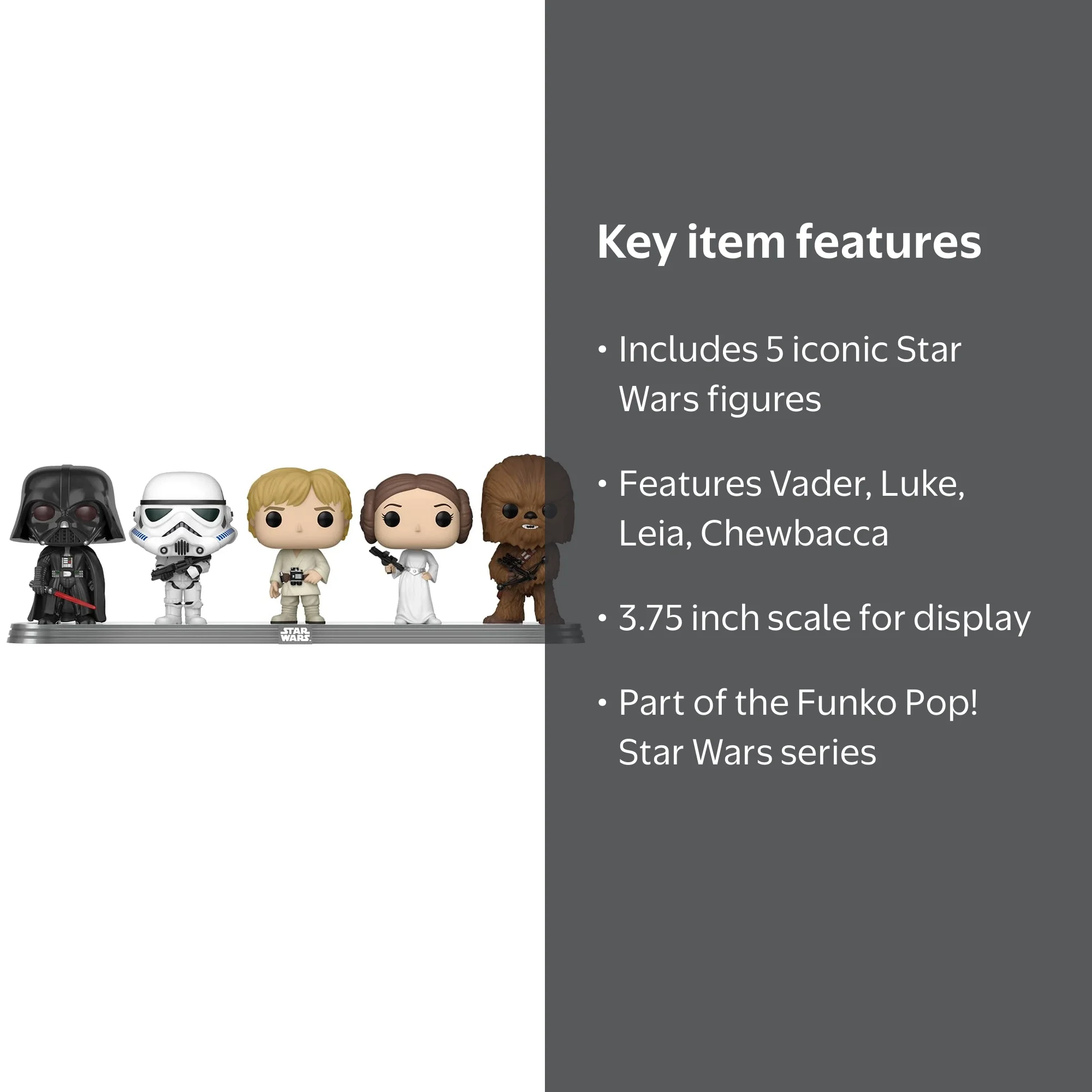 コミコン2022限定FUNKO POP! スターウォーズ　5pack限定版 Funko, Action Figure, 3.75 Inch 5-Pack Exclusive, Star Wars Series