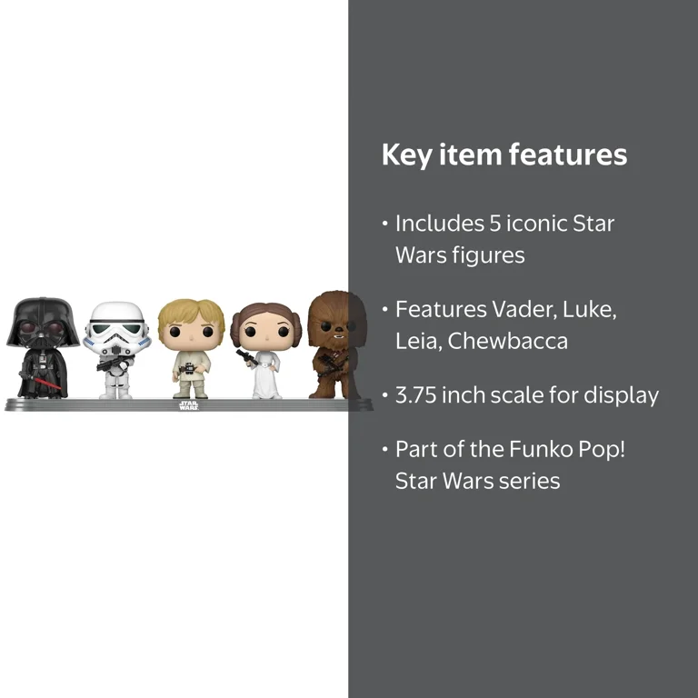 Funko, Action Figure, 3.75 Inch 5-Pack Exclusive, Star Wars Series