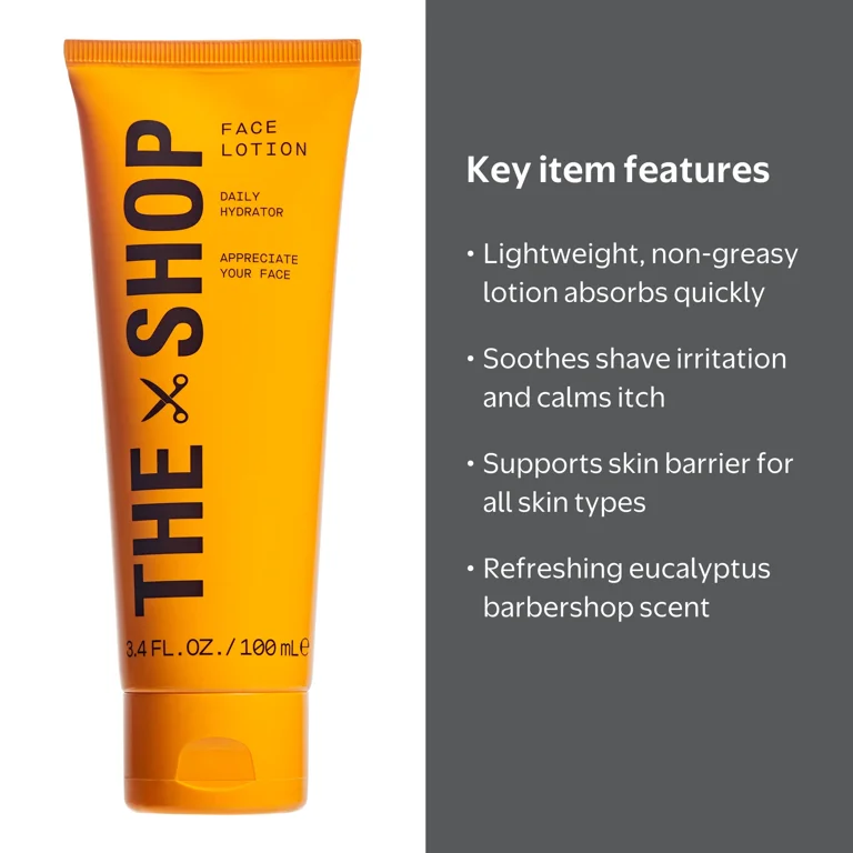 The Shop Face Lotion Daily Hydrator for Men for All Skin Types