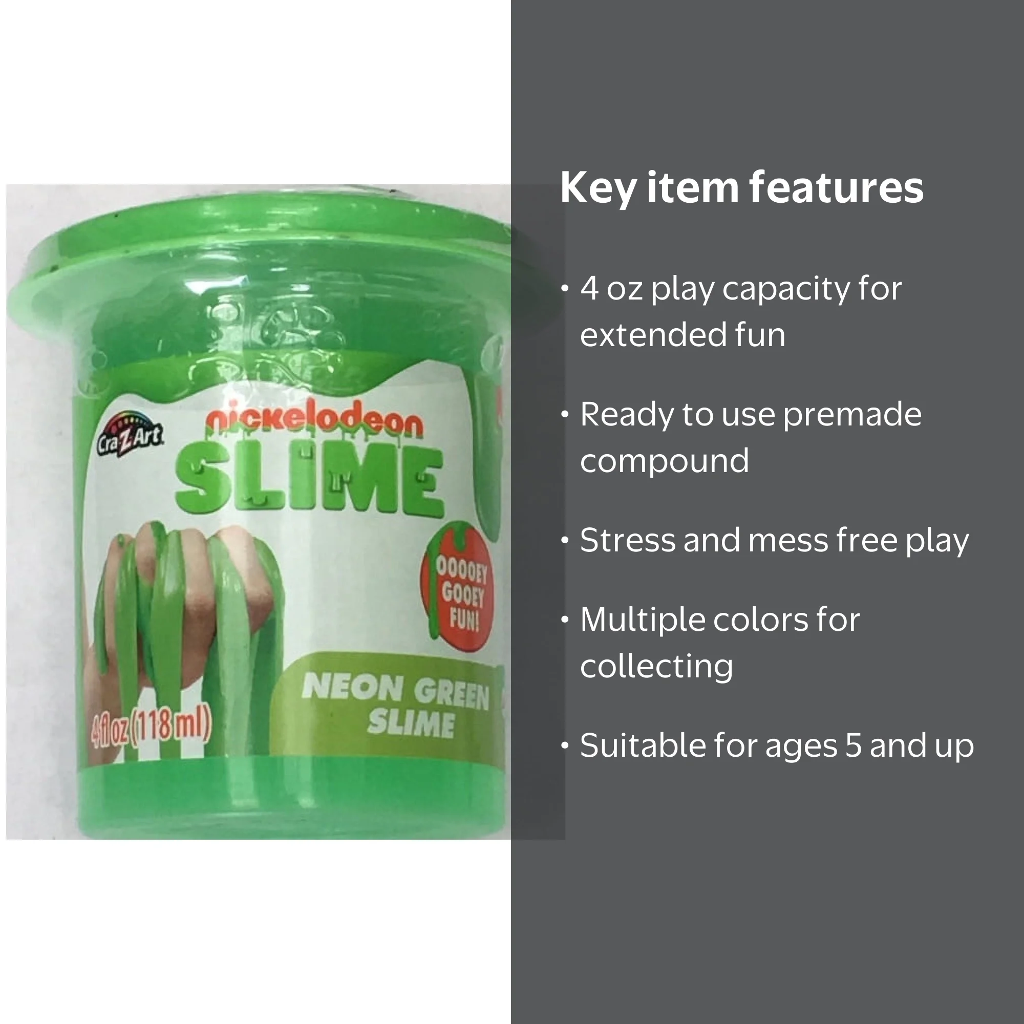 Cra-Z-Art Nickelodeon 4 oz Slime Assortment - Walmart.com