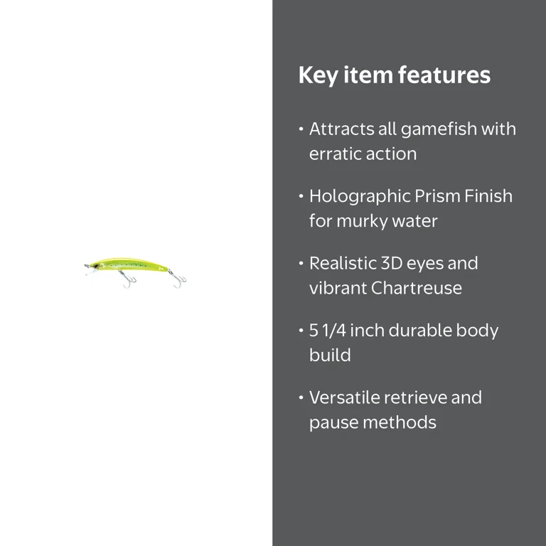 Yo-Zuri Crystal 3D Minnow 5 1/4