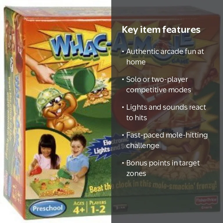 Mattel Whac-A-Mole Arcade Game with Lights & Sounds - Walmart.com