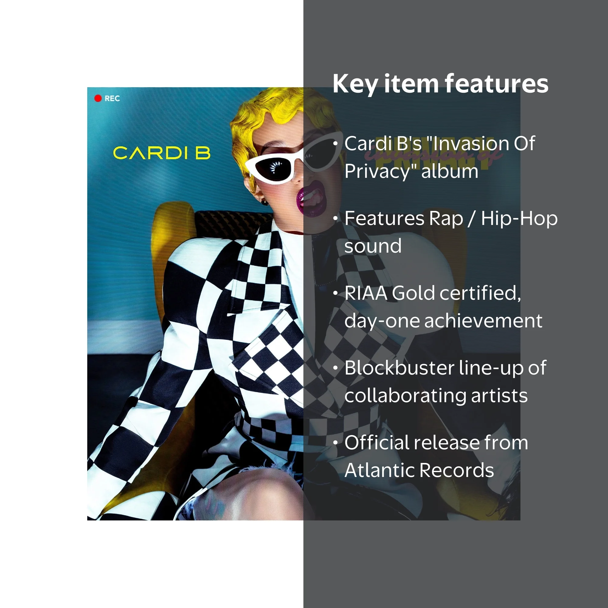 Cardi B - Invasion Of Privacy - Music & Performance - CD - Walmart.com
