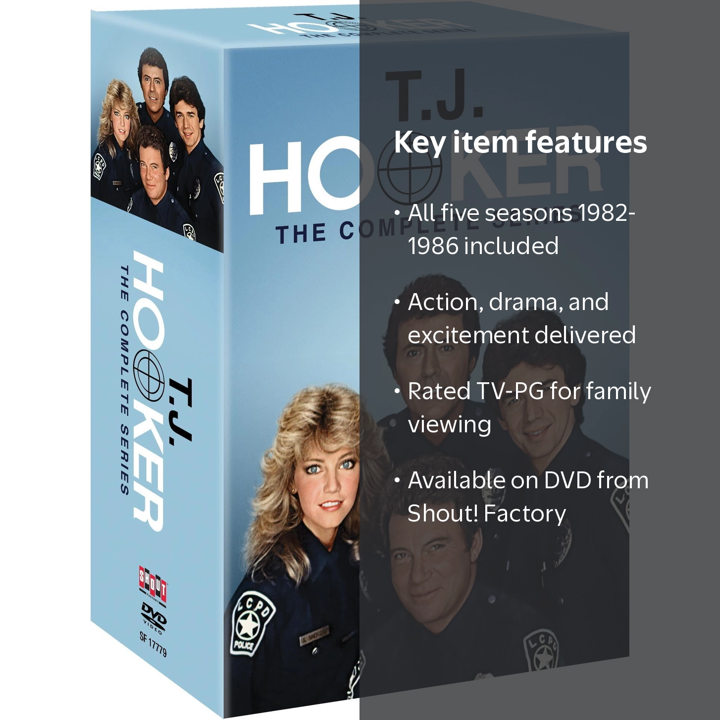 SDS, The Complete Series DVD, T.J. Hooker, William Shatner