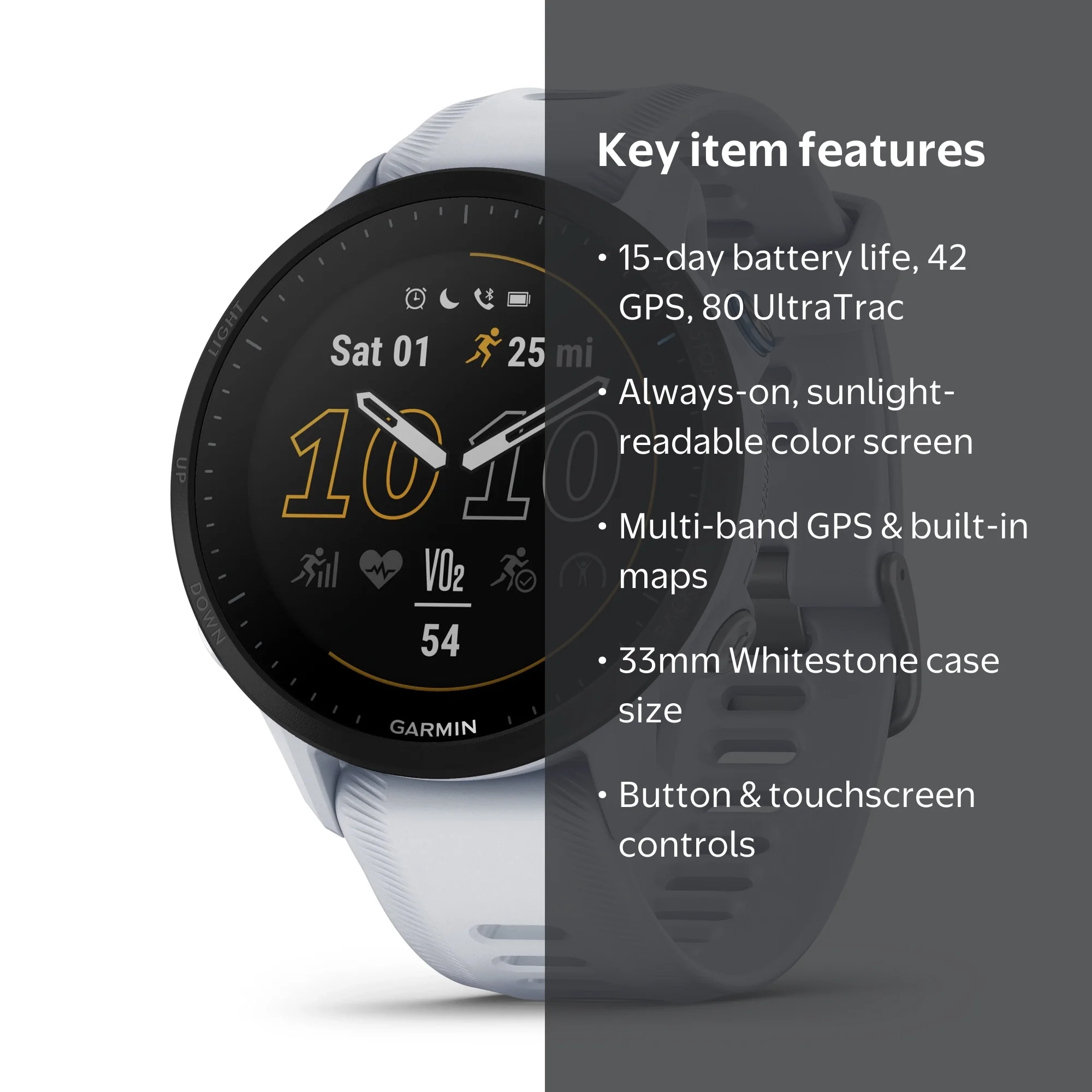 Garmin Forerunner® 955, GPS Running Smartwatch, Tailored to