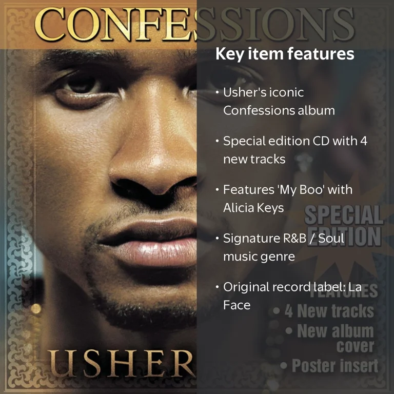 La Face, Usher Confessions CD, Special Edition, 4 New Tracks
