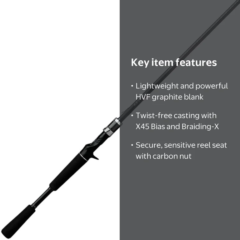 Daiwa, TATULAXT731MHFB Bass Fishing Rod, 7ft 3in, Black - Walmart.com
