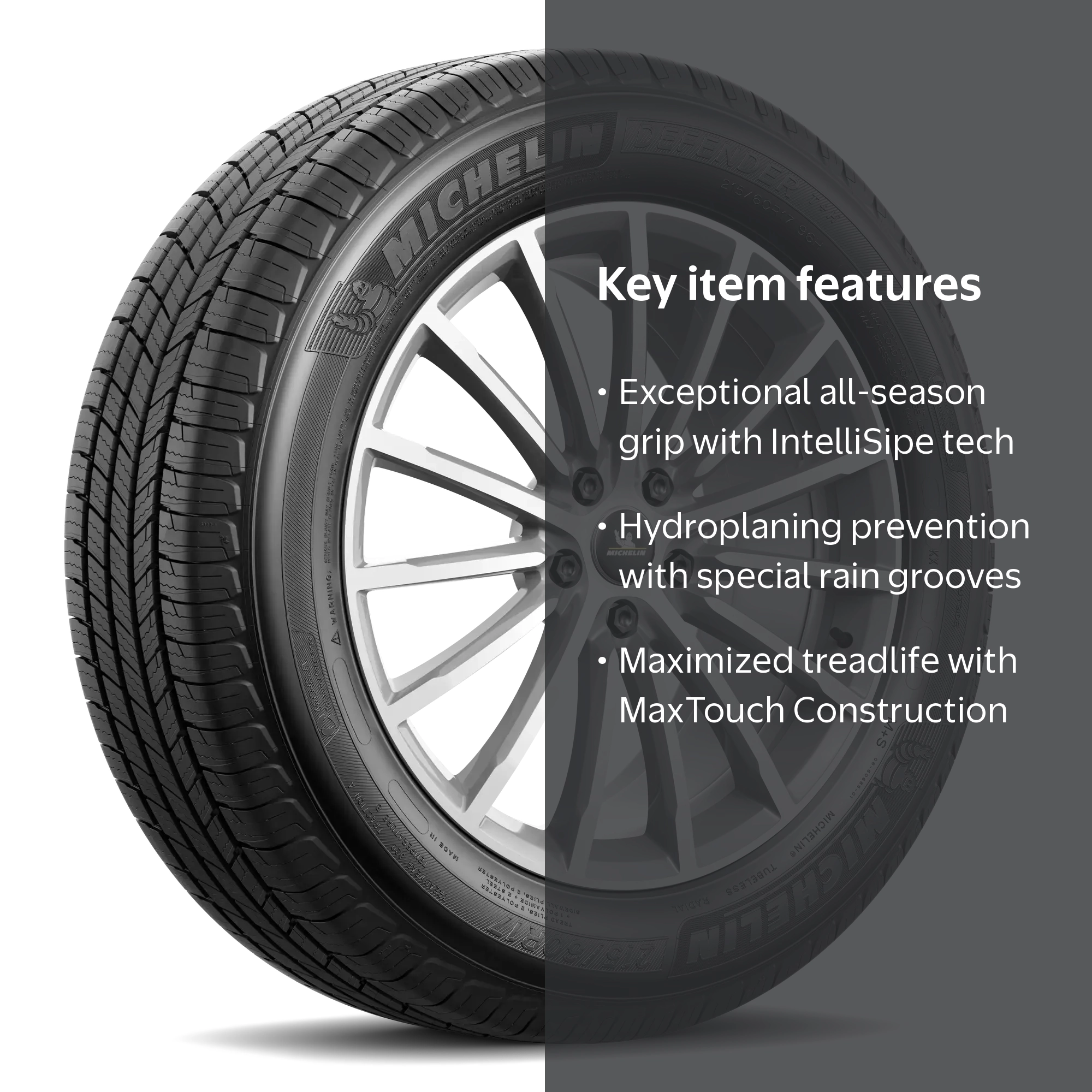 T2384[送料無料]MICHELIN ENERGY 185/65R15 Michelin Defender T + H All-Season Tire 185/65R15 88H - Walmart.com