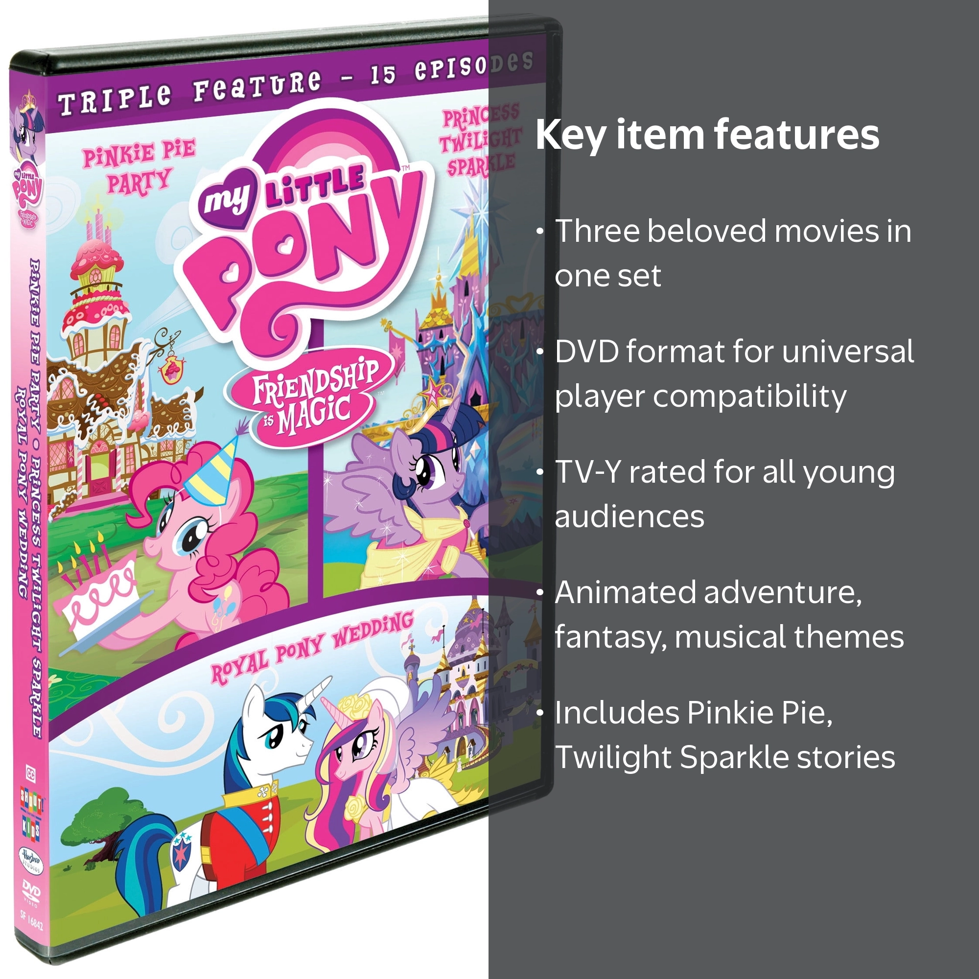 My Little Pony: Friendship is Magic 3-Movie Collection (Walmart