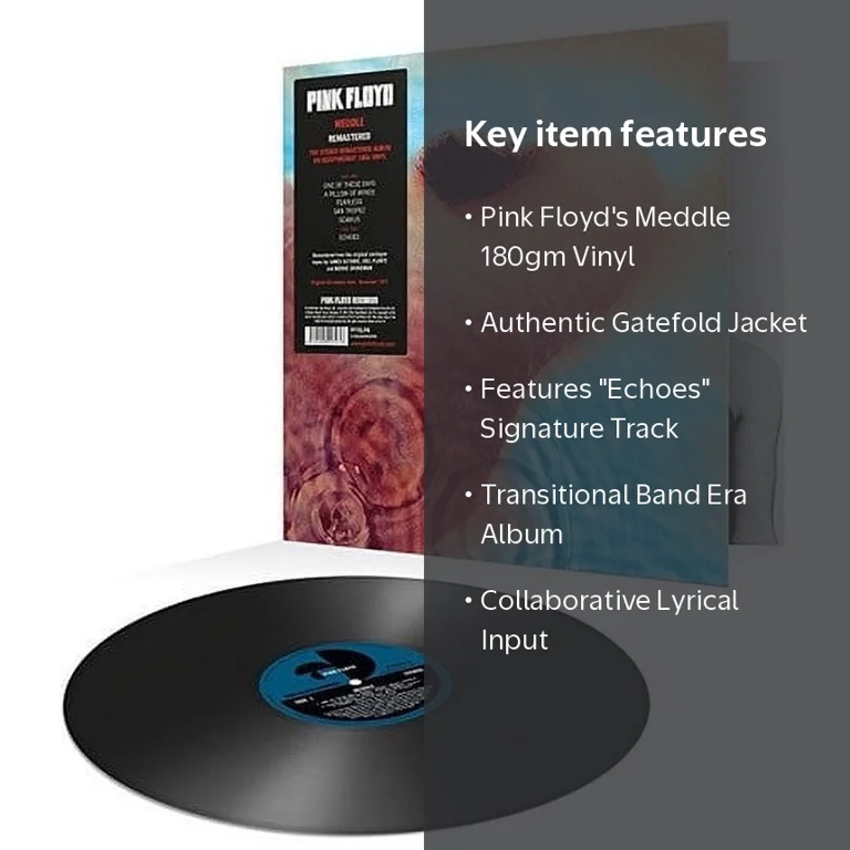 Pink Floyd - Meddle - 180gm Vinyl LP Music & Performance - Walmart.com