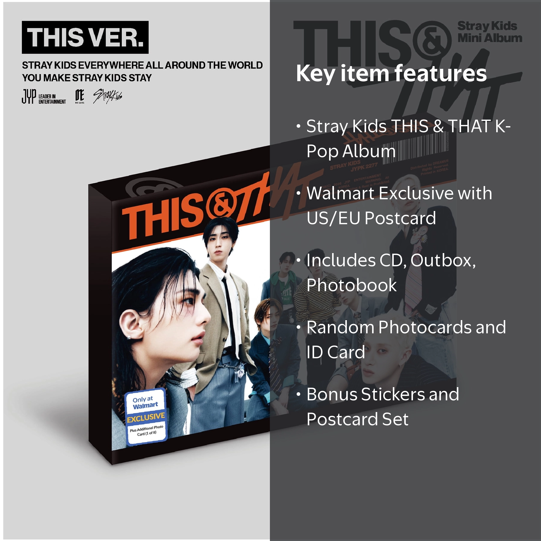 Stray Kids - THIS & THAT (THIS VER.) Walmart Exclusive - CD