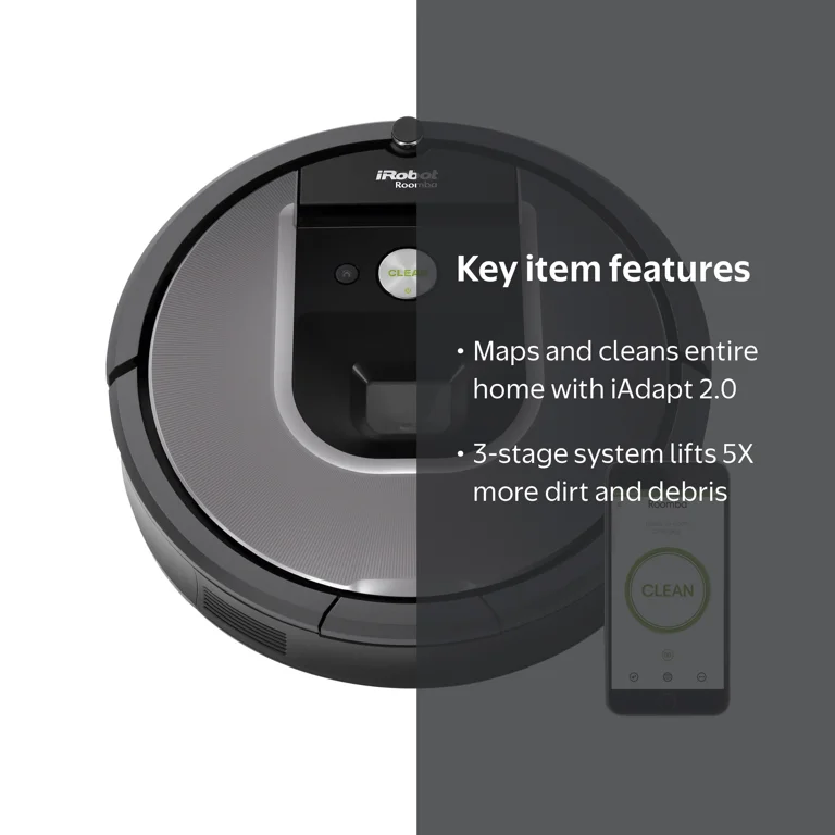 iRobot Roomba 960 Robot Vacuum- Wi-Fi Connected Mapping, Works