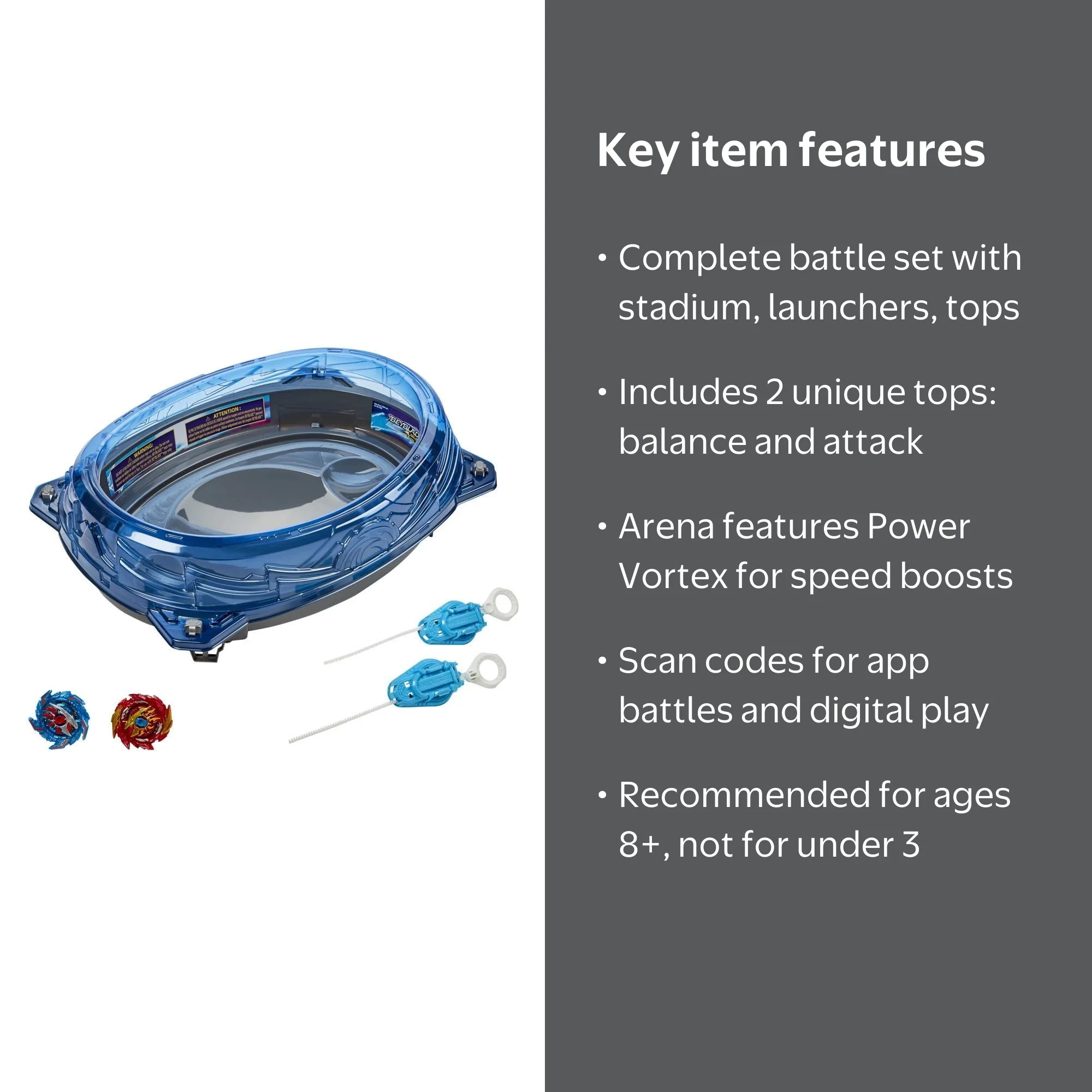 Beyblade Burst Surge Speedstorm Volt Knockout Battle Game Set
