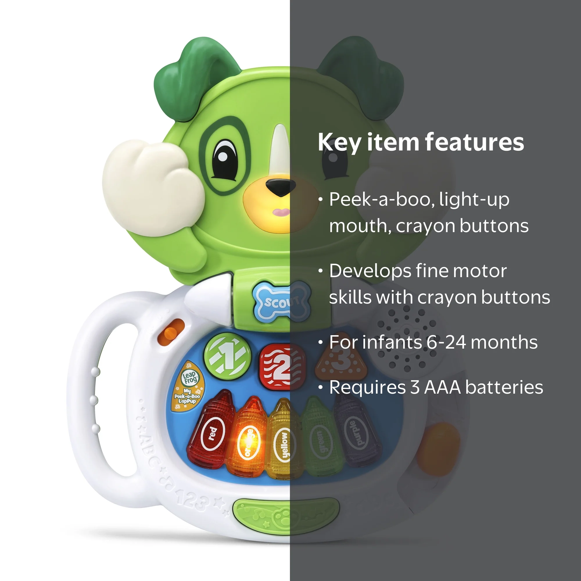 LeapFrog Peek-a-Boo LapPup for Preschool Classroom Learning