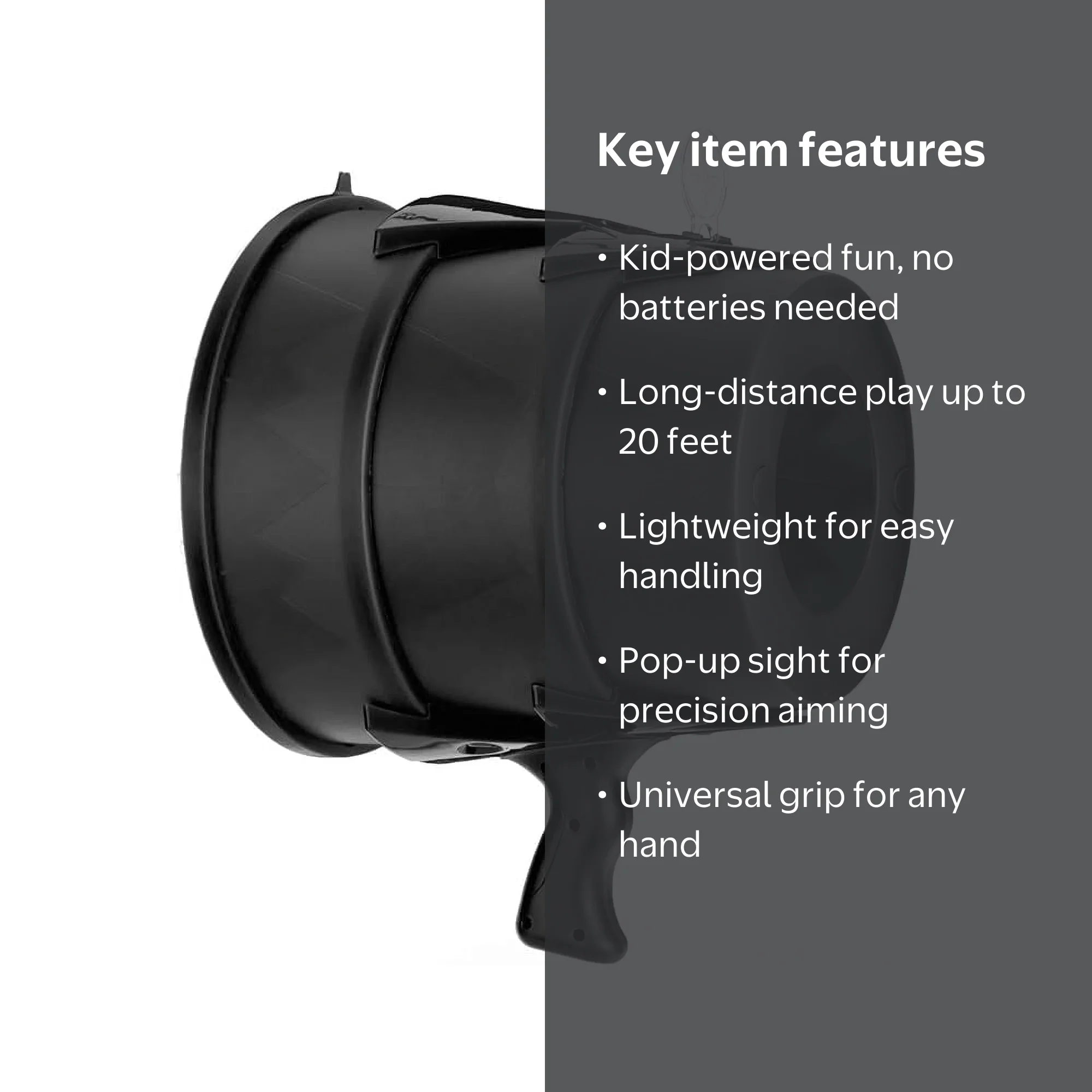 Squirrel Products, Airzooka Air Blaster, Model AAB-01, Black