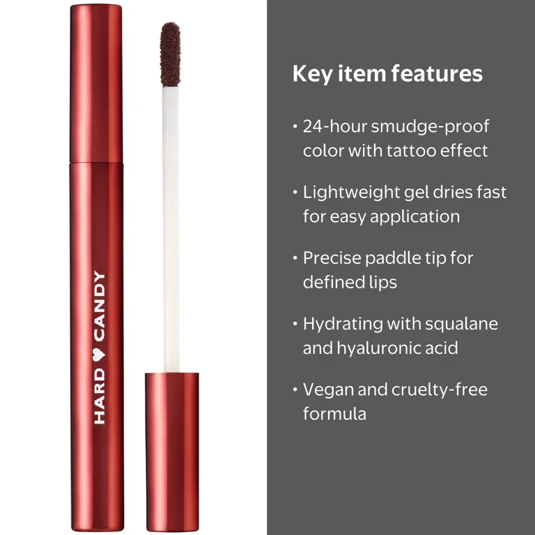 Hard Candy Peel Off Lip Liner Stain, Long Lasting Tattoo Tint Hard Candy Peel Off Lip Liner Stain, Long Lasting Tattoo Tint