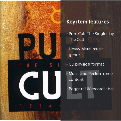 The Cult - Pure Cult The Singles - Music & Performance - CD