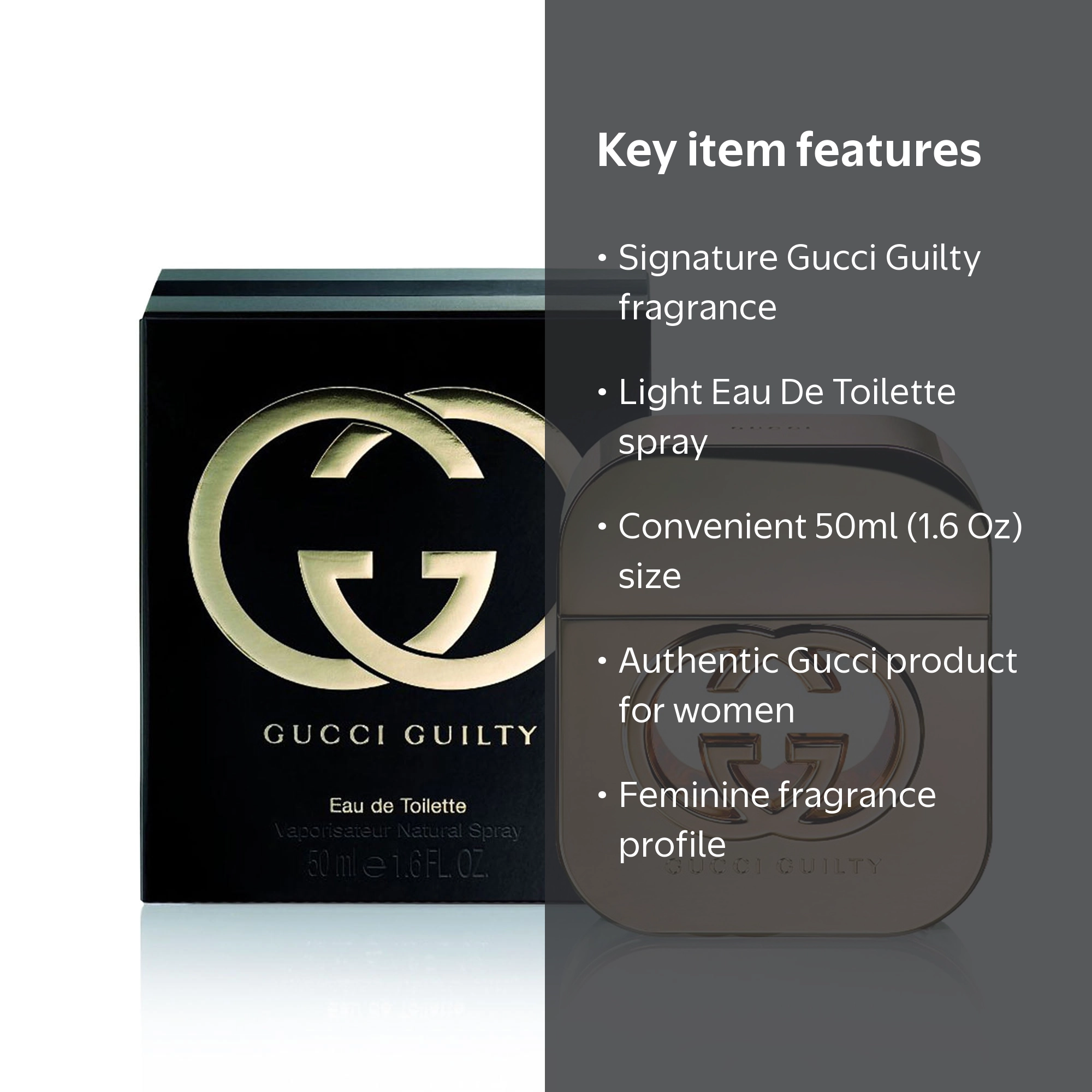 『未開封品』　GUCCI GUILTY Eau de Toilette 50ml Gucci Guilty Women's Eau De Toilette Fragrance Spray, 1.6 oz