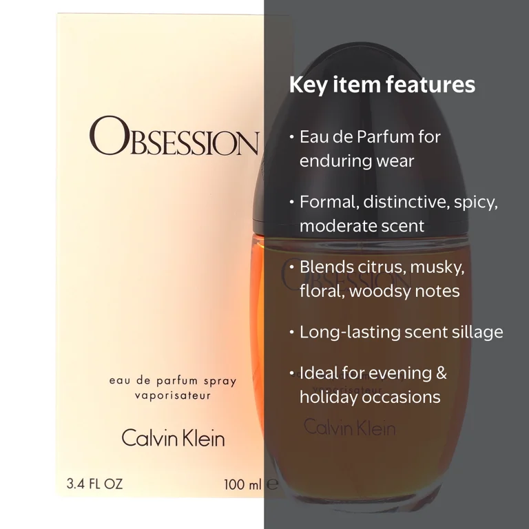 obsession precio de perfume calvin klein de mujer