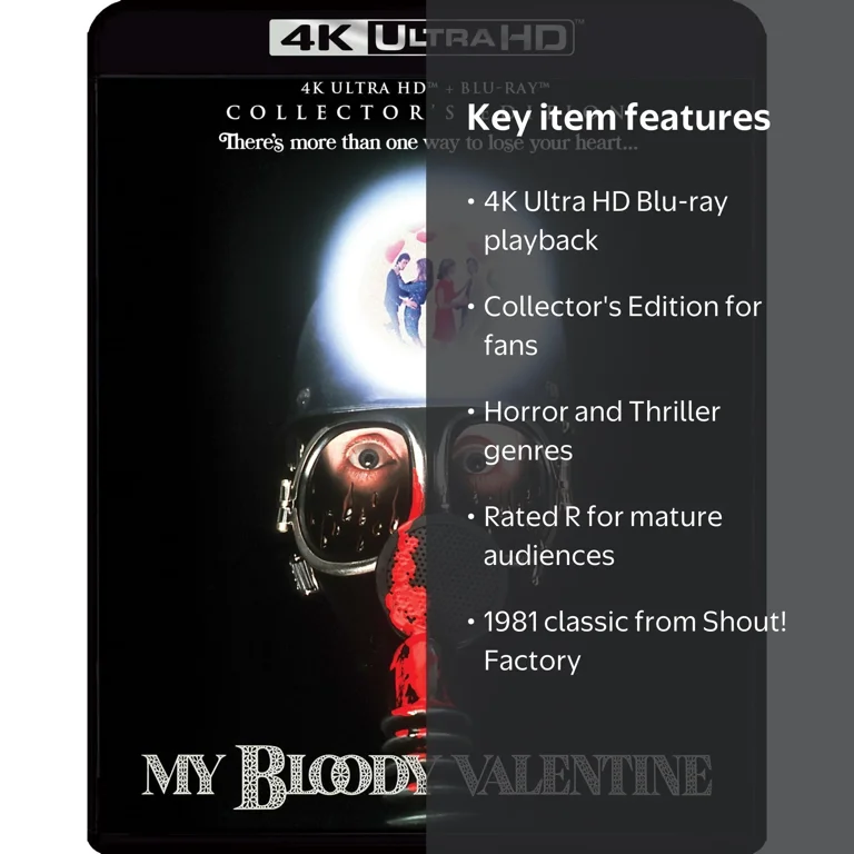 SDS, My Bloody Valentine Collector's Edition 4K Ultra HD Blu-ray