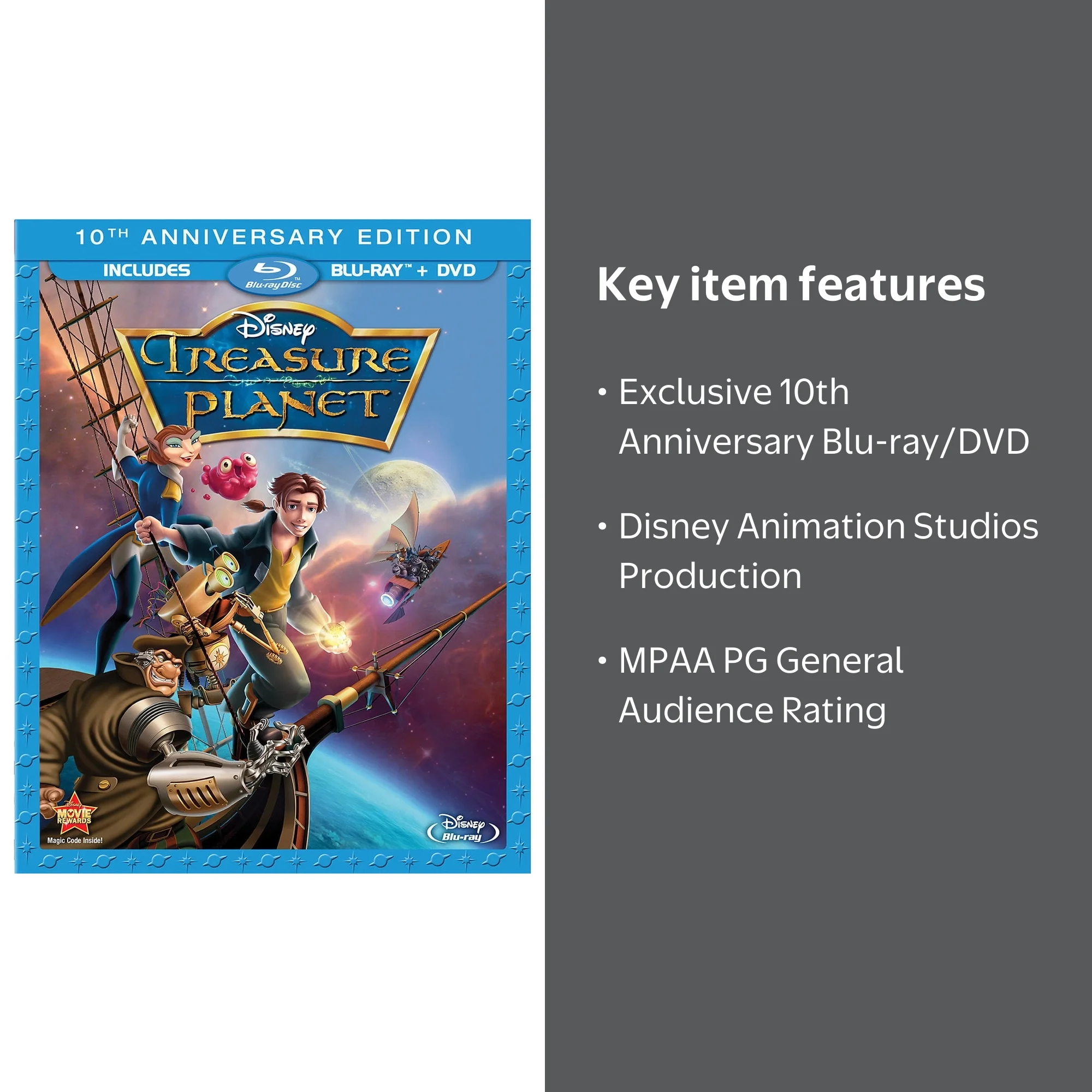 Treasure Planet (10th Anniversary Edition) (Blu-ray + DVD