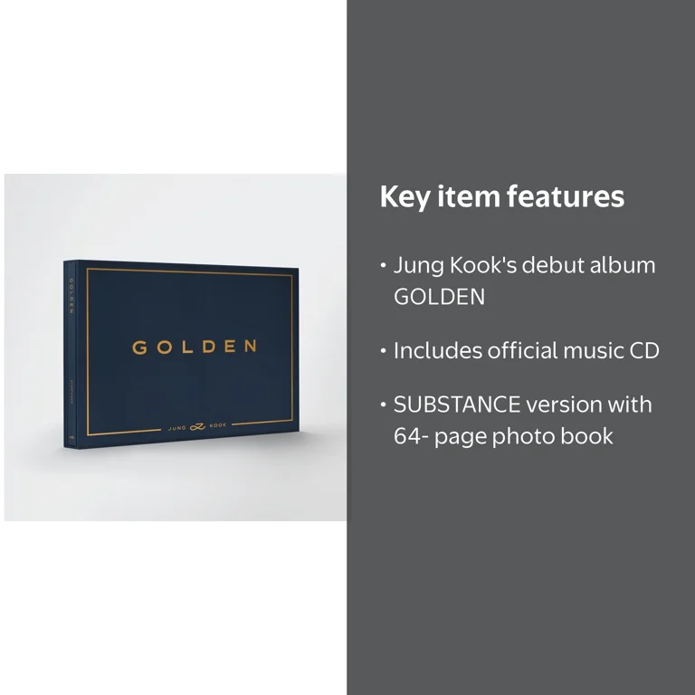 BTS, CD, Golden (Substance), Jung Kook (BTS) - Golden CD - Walmart.com